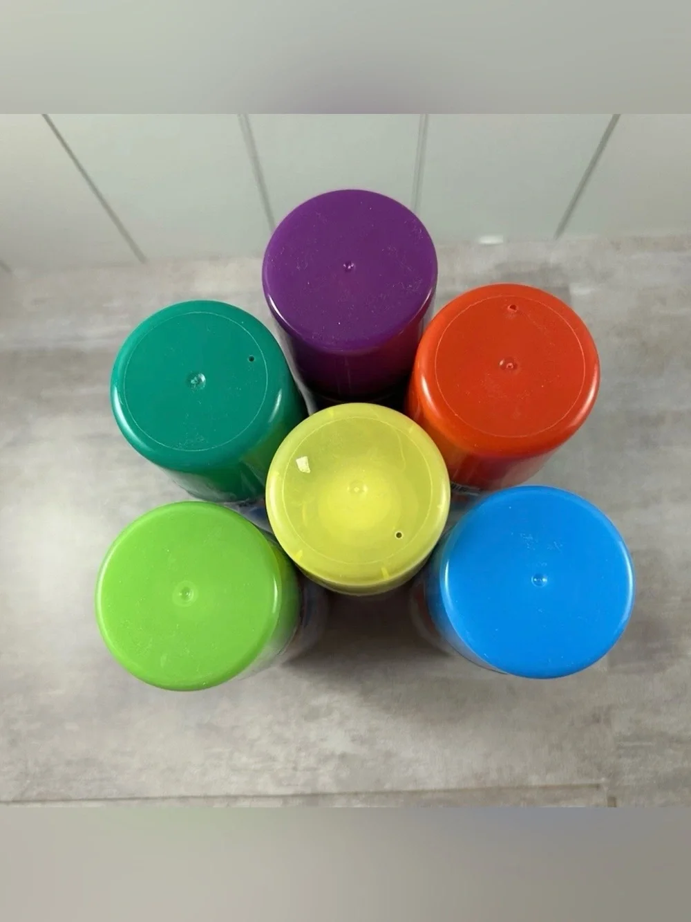 Neon Spray Temporary Hair Colors - Lot of 6 Multi Size Unique Neon Hair Spray